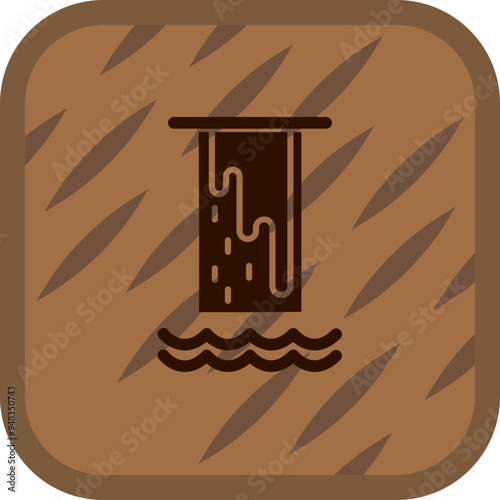 Cascade Vector Icon Design