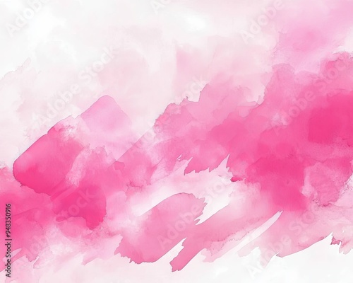 This watercolor background has a pink and white background, and is used as a background for weddings and other occasions.