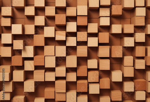  a photo made with square shape box wallpaper made with generative AI