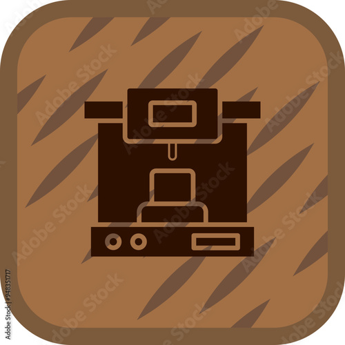 3d Printer Icon Design