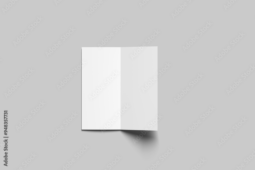 DL Bifold Brochure Flyer Mockup 3D Rendering DL Bifold Brochure Flyer Mockup 3D Rendering