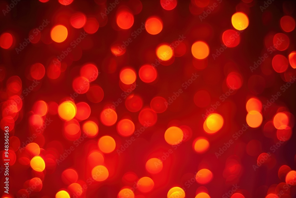 Red bokeh lights background Red bokeh lights background