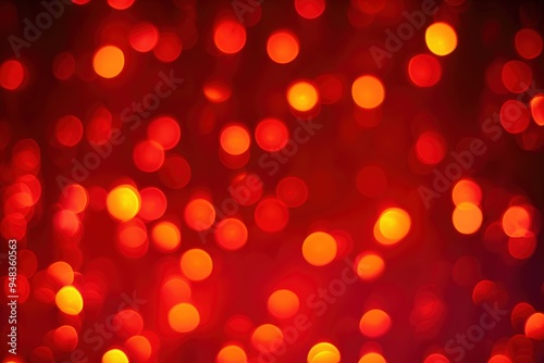 Red bokeh lights background