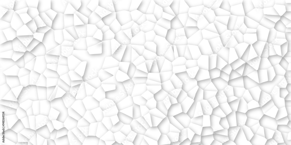 white stains broken glass background texture. geometric pattern with 3d shapes vector Illustration. white broken wall paper in decoration. low poly crystal mosaic background. white stains broken glass background texture. geometric pattern with 3d shapes vector Illustration. white broken wall paper in decoration. low poly crystal mosaic background.