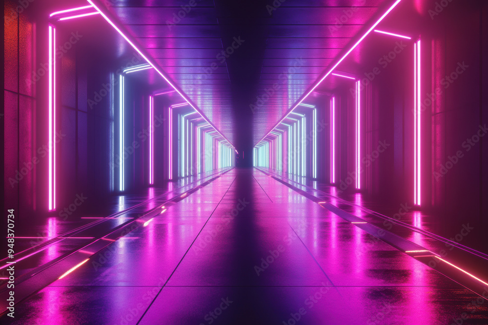 Neon Tunnel. Neon Tunnel.