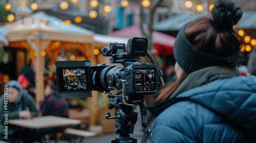 An example of rack focus in a documentary to emphasize a change in subject