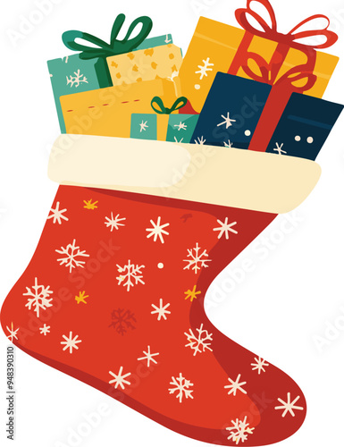 Christmas Stocking Full of Gifts