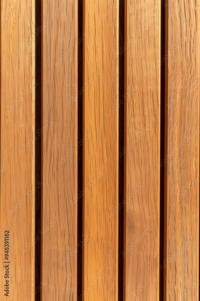 Fototapeta premium Beautiful wooden planks showcasing rich textures and warm tones in natural sunlight