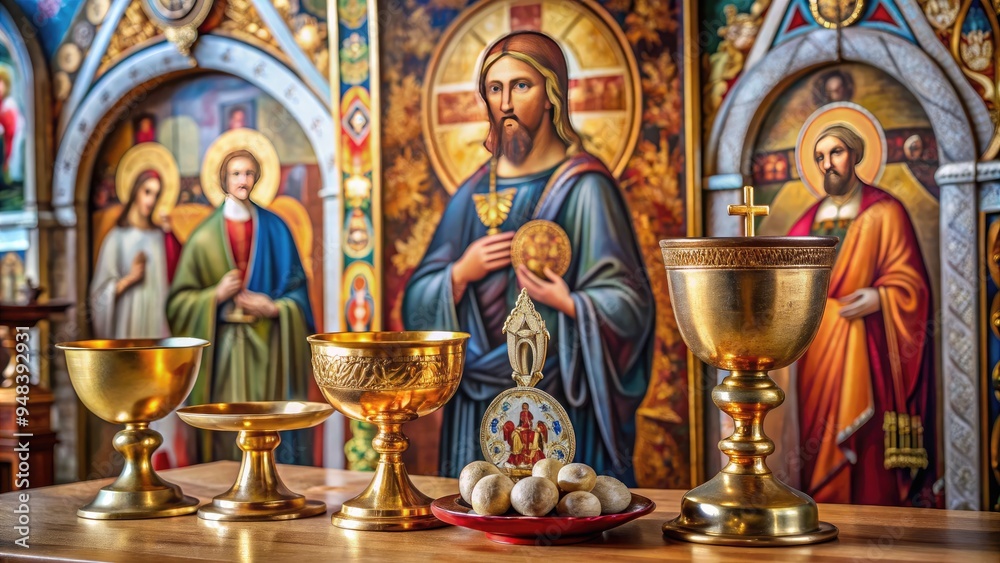Fototapeta premium communion+icons
