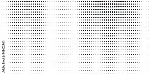 Dot pattern seamless background. Polka dot pattern template Monochrome dotted texture modern background