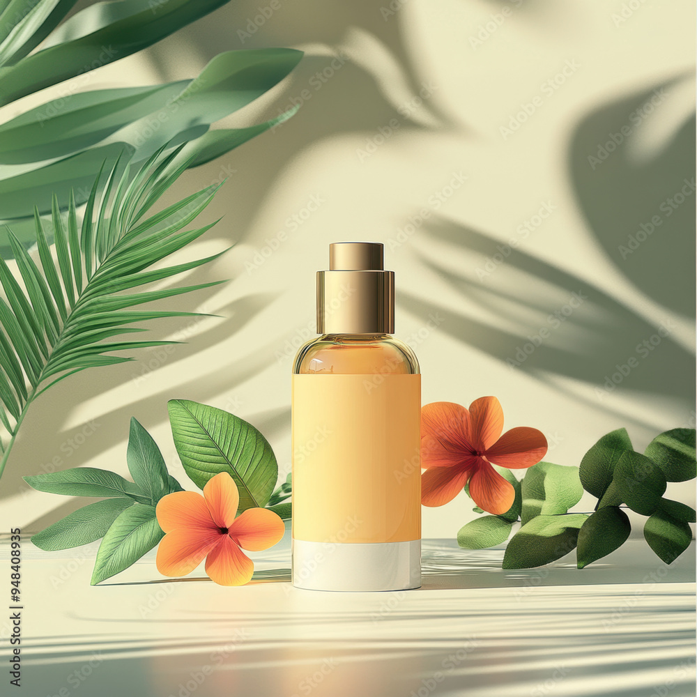 Tropical Beauty Product. Tropical Beauty Product.