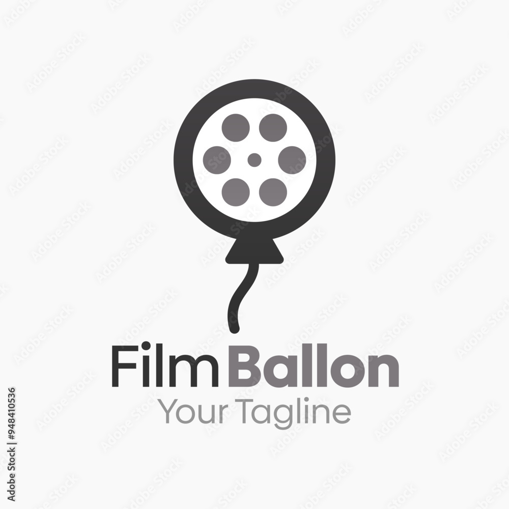 Film Ballon Logo Design Template. Good for Business, Agency, Community and Organization Film Ballon Logo Design Template. Good for Business, Agency, Community and Organization