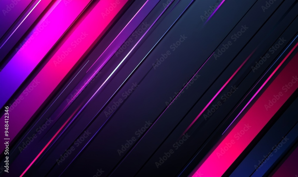 Obraz premium Blue, purple, and geometric background