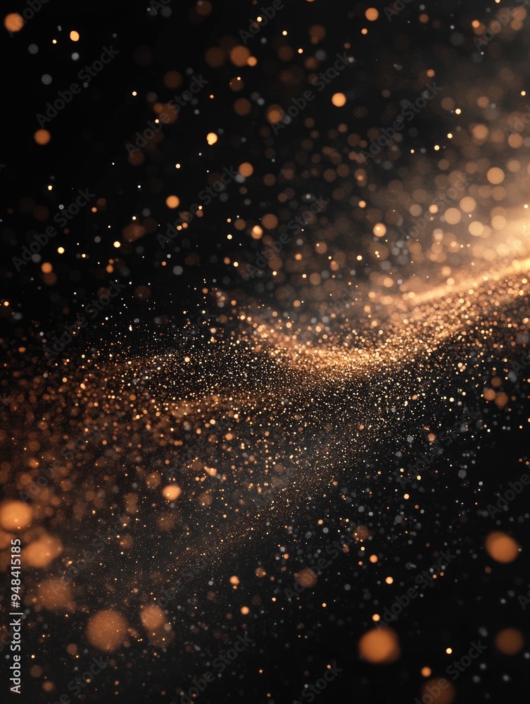 3D particles soar and shimmer against a black backdrop in high quality ideal as a background for cinematic themes awards mapping shows VFX or titles 3D particles soar and shimmer against a black backdrop in high quality ideal as a background for cinematic themes awards mapping shows VFX or titles