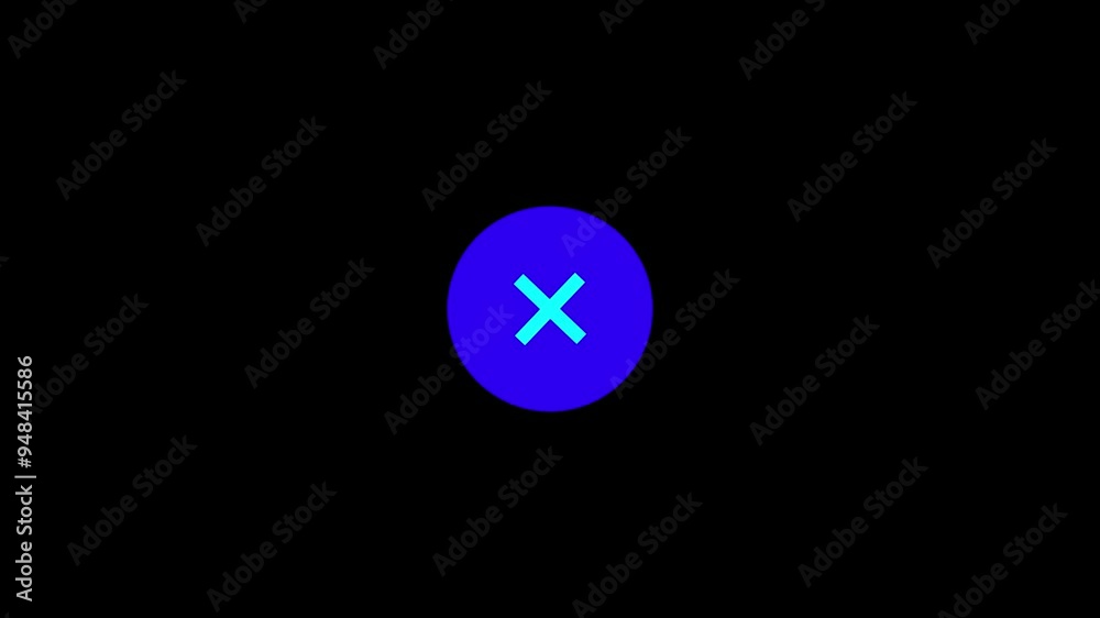 cross sing animation on a back background. cross sing animation on a back background.