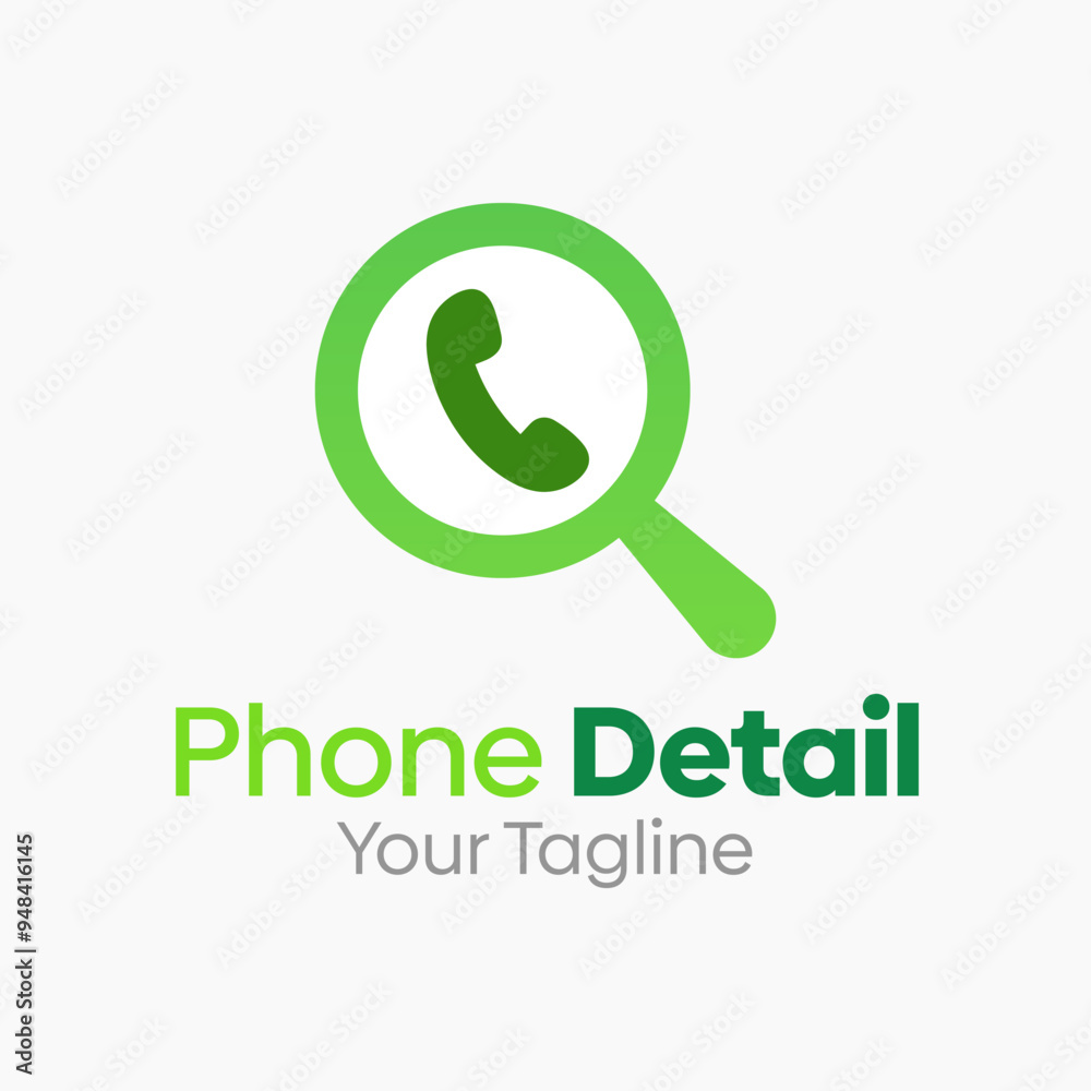 Phone Detail Logo Design Template. Good for Business, Agency, Community and Organization Phone Detail Logo Design Template. Good for Business, Agency, Community and Organization