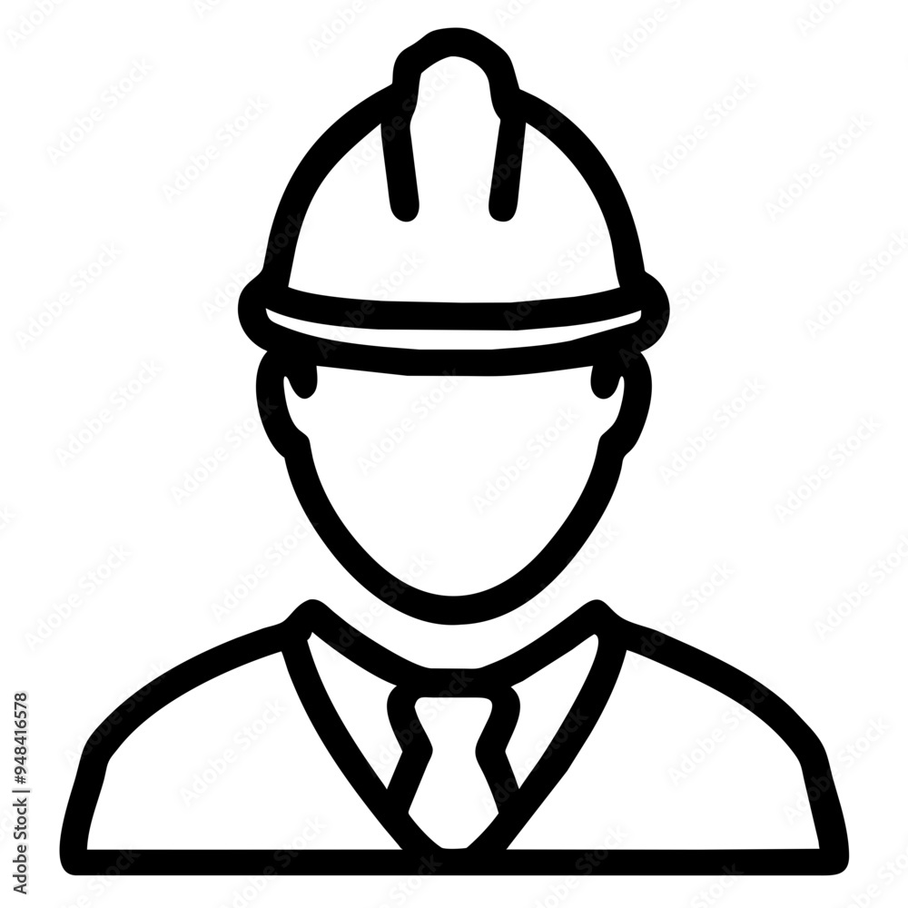 Skilled Construction Worker Wearing Safety Gear, Committed to Building Projects Skilled Construction Worker Wearing Safety Gear, Committed to Building Projects