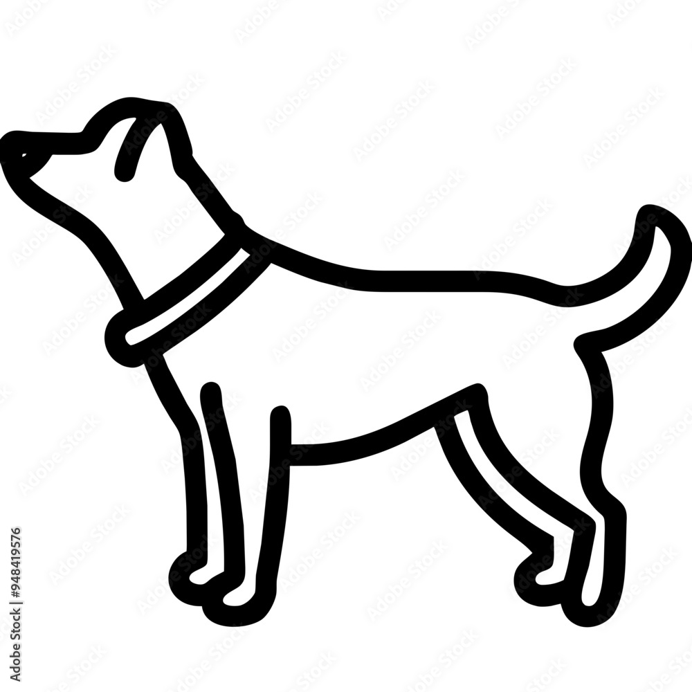 Dog on a Leash Enjoying a Walk with Its Owner, Promoting Safety and Control Dog on a Leash Enjoying a Walk with Its Owner, Promoting Safety and Control
