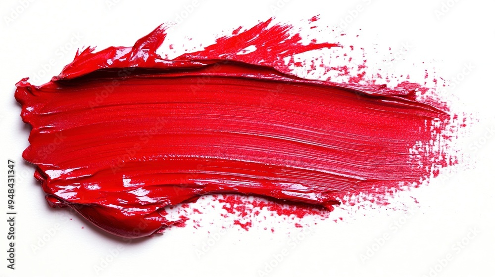 Red lipstick smudged background. paint art. Red lipstick smudged background. paint art.