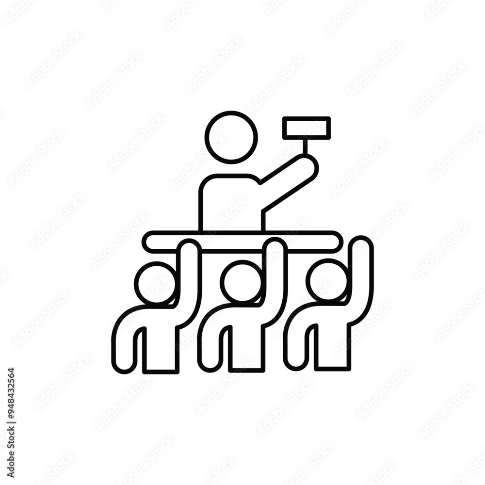 tender symbol thin outline icon vector design good for web or mobile app tender symbol thin outline icon vector design good for web or mobile app