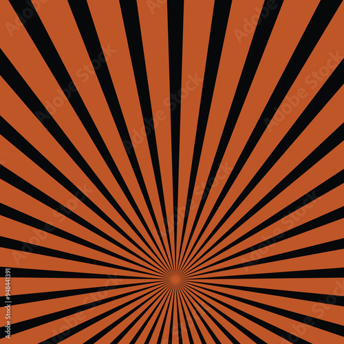 Sun rays. Retro sunburst background. Vector illustration
