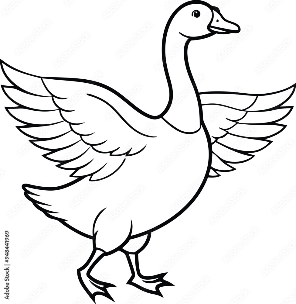 Minimalist line art of a happy swan reflecting serenity and elegance in a clean and stylish design
Minimalist line art of a happy swan reflecting serenity and elegance in a clean and stylish design