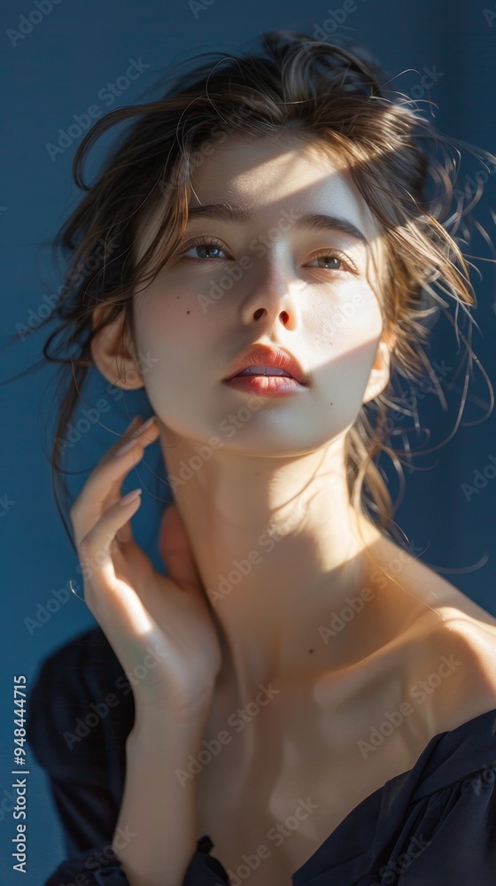 Portrait of a Young Woman in Natural Light Portrait of a Young Woman in Natural Light