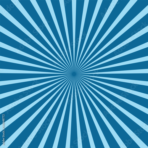 Sun rays. Retro sunburst background. Vector illustration