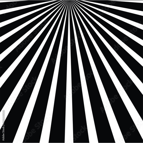 Sun rays. Retro sunburst background. Vector illustration