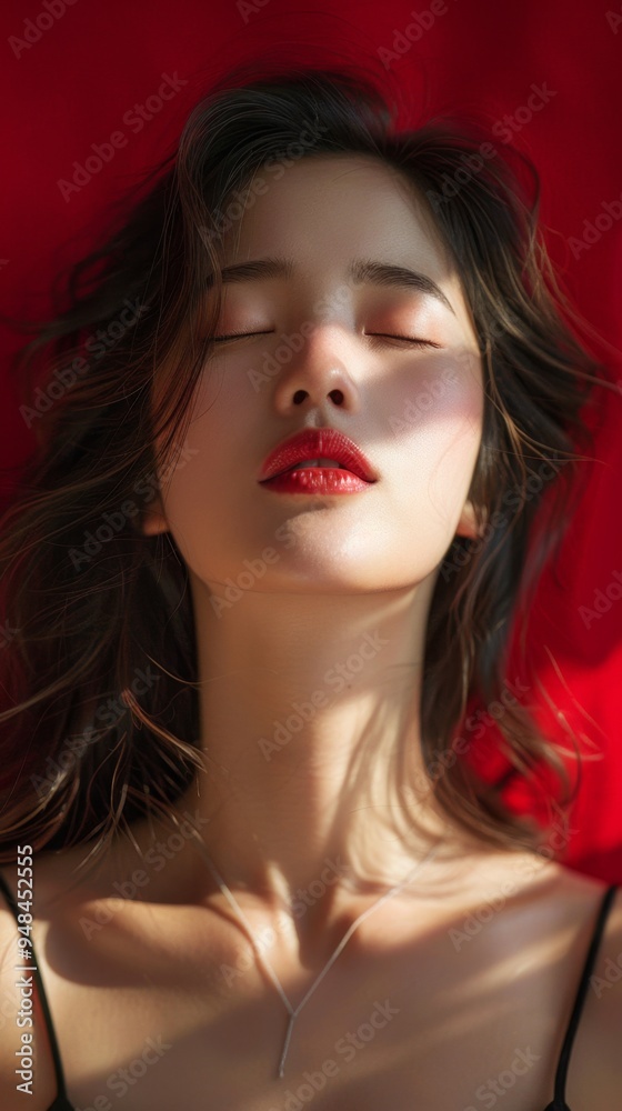 Fototapeta premium Tranquil Beauty Basking in Sunlight