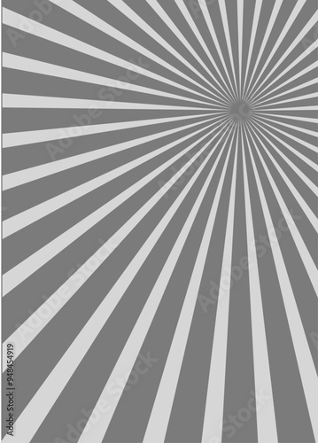 Sun rays. Retro sunburst background. Vector illustration