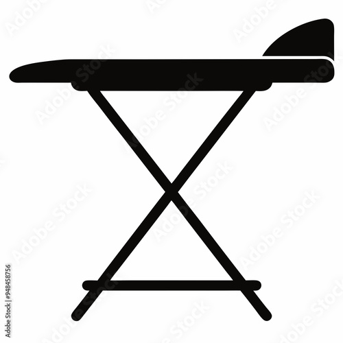 ironing board Black silhouette