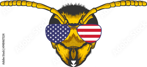 Hornet Face Sunglasses