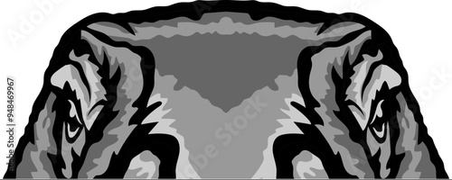 Komodo Face Peeking Color