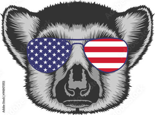 Lemur Face Sunglasses
