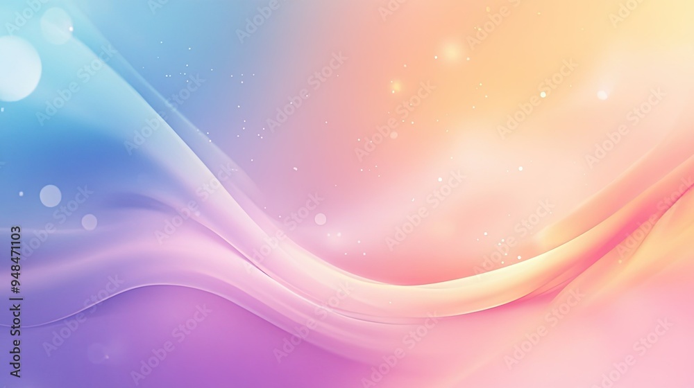 Vector pastel background with smooth gradients and bokeh lights, forming an abstract and serene design. Vector pastel background with smooth gradients and bokeh lights, forming an abstract and serene design.