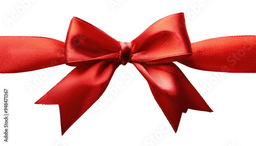 red ribbon bow