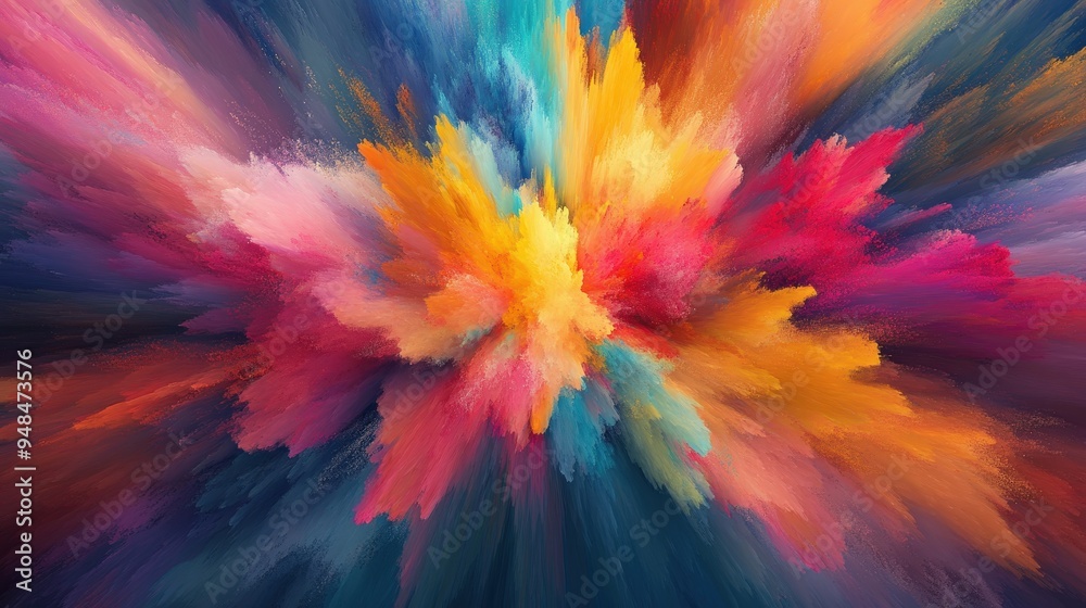 A vibrant explosion of colors conveying energy and passion, perfect for artistic projects and creative backgrounds. A vibrant explosion of colors conveying energy and passion, perfect for artistic projects and creative backgrounds.