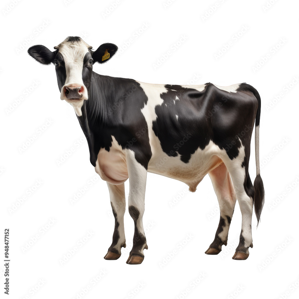 Cow Farm Isolated on a Transparent Background Cow Farm Isolated on a Transparent Background