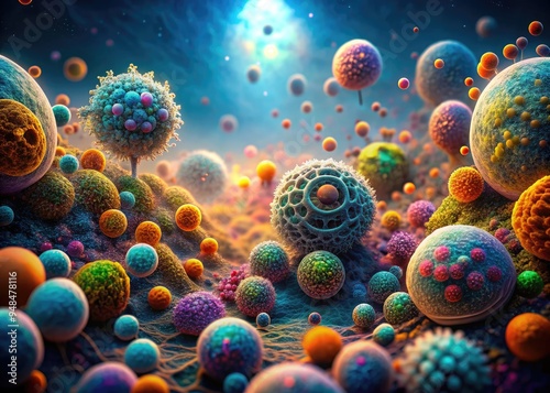 Immersive Cell Visualization: High-resolution imaging techniques, captivating viewers with lifelike representations of cellular landscapes.