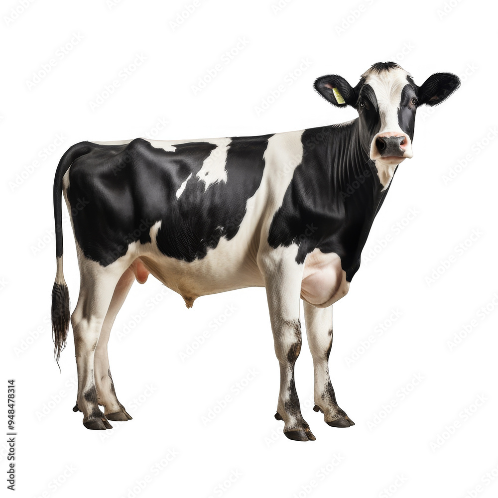 Cow Farm Isolated on a Transparent Background Cow Farm Isolated on a Transparent Background