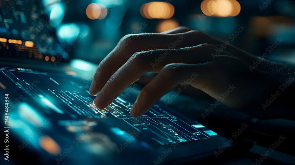 Close-Up of Business Strategista??s Hands Analyzing Data, Close-Up of Business Strategista??s Hands Analyzing Data,