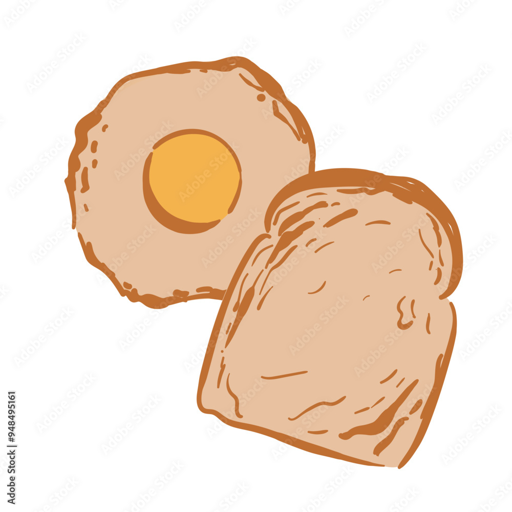 Breakfast Elements Egg with Toast Breakfast Elements Egg with Toast