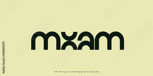 Vector elegant alphabet letters font classic modern serif lettering minimal fashion
