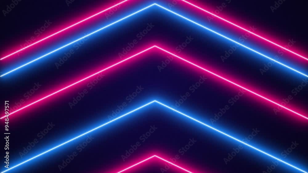 Glowing Neon Arrow Light Pattern Glowing Neon Arrow Light Pattern
