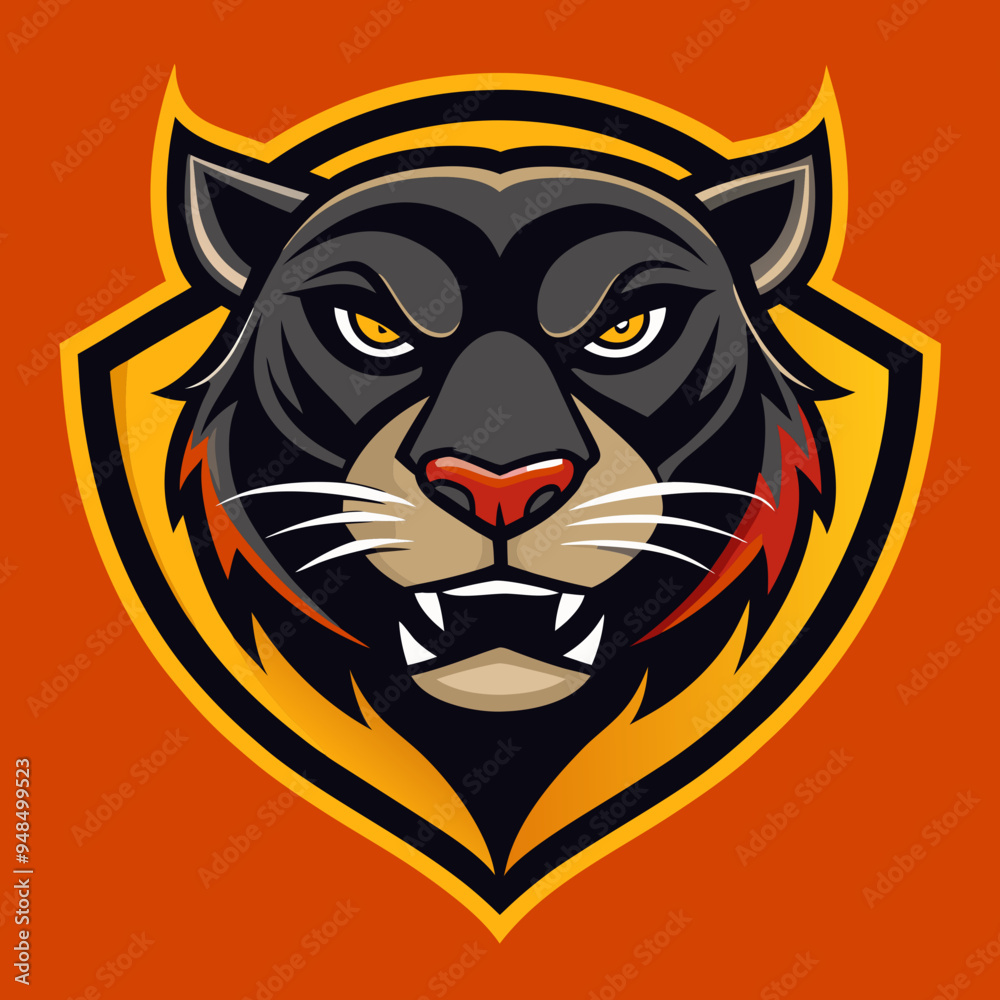 Panther Logo Vector Art Illustration Panther Logo Vector Art Illustration