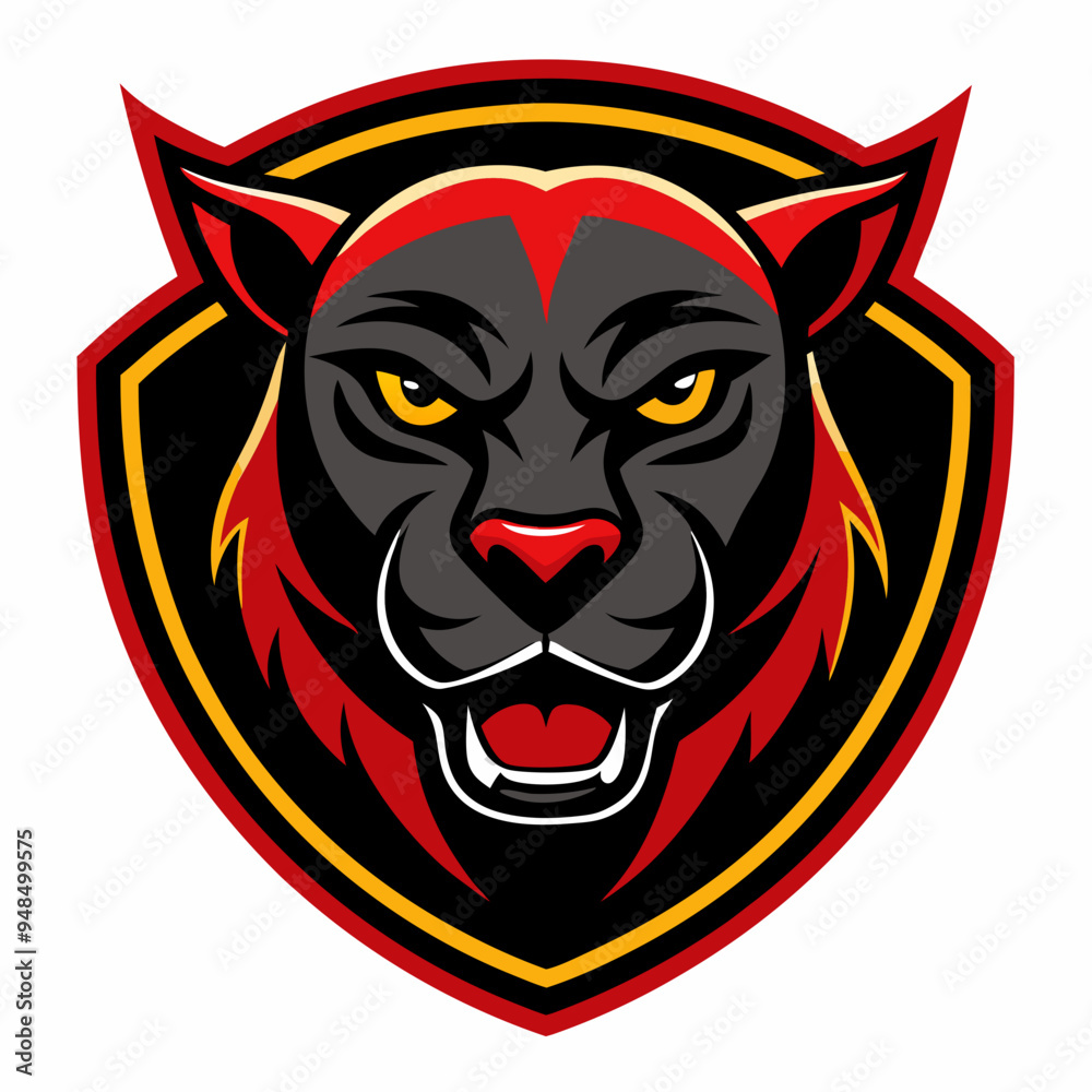 Fototapeta premium Panther Logo Vector Art Illustration