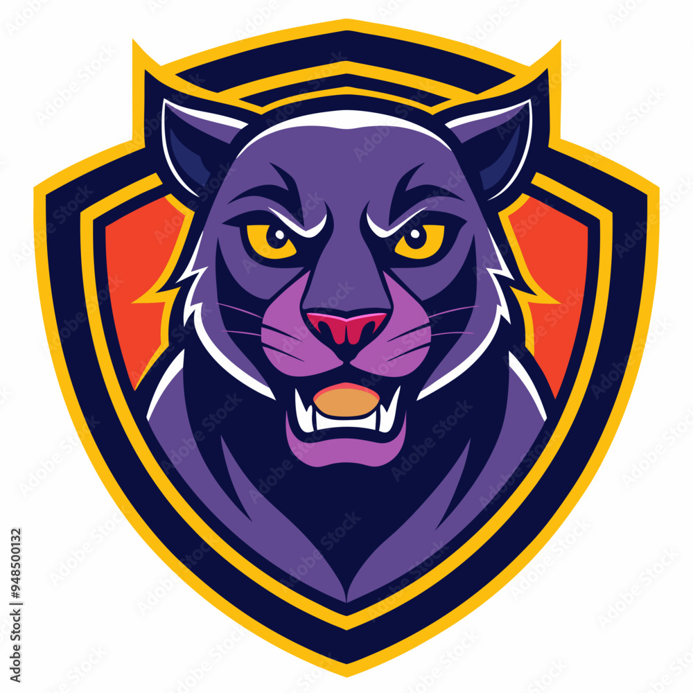 Fototapeta premium Panther Logo Vector Art Illustration