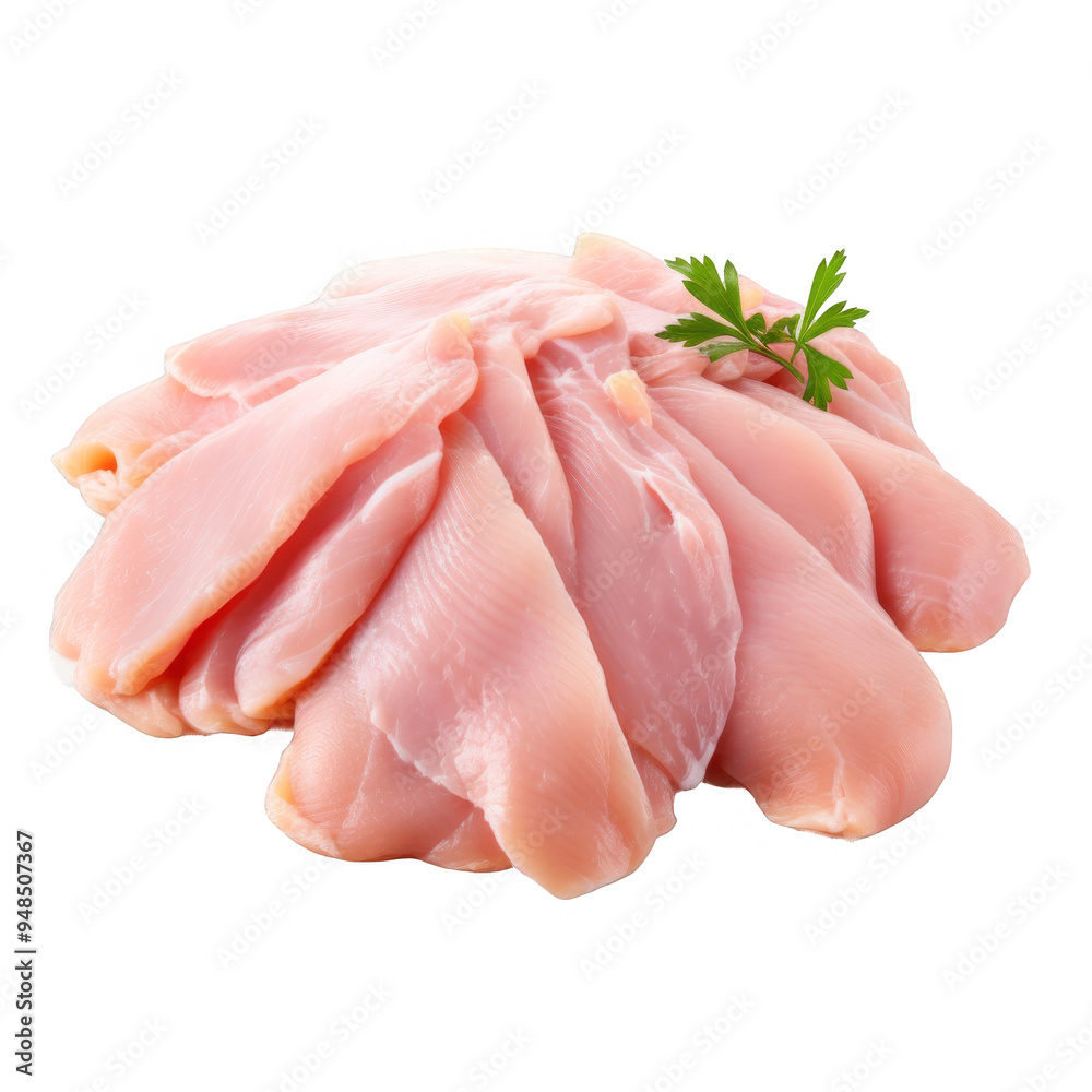 Chicken Meat Isolated on a Transparent Background Chicken Meat Isolated on a Transparent Background