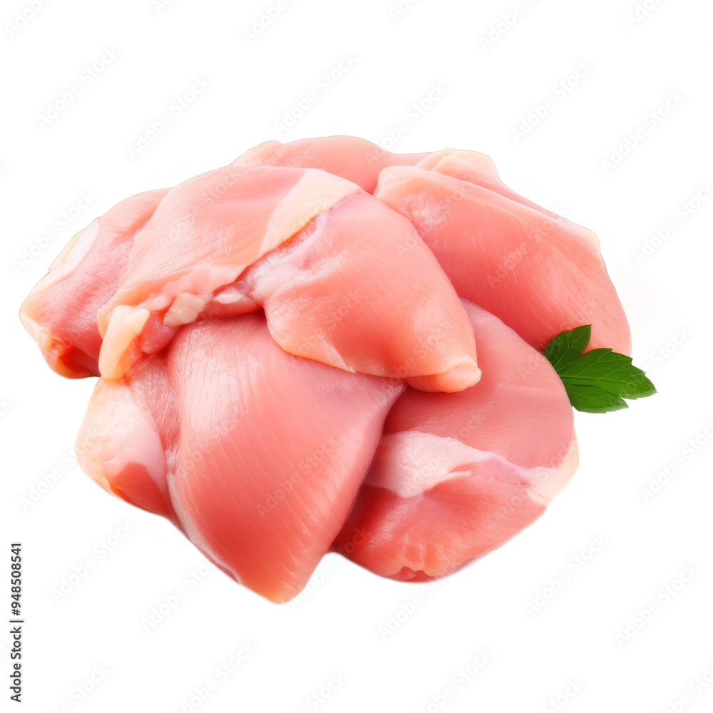 Chicken Meat Isolated on a Transparent Background Chicken Meat Isolated on a Transparent Background